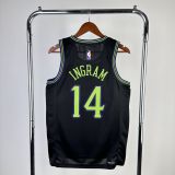 Men's 2024 Brandon Ingram Black Team Jersey - City Edition