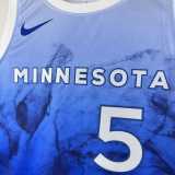Men's 2024 Anthony Edwards Blue Team Jersey - City Edition