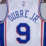 Men's 2023 Kelly Oubre Jr. Home White Team Jersey