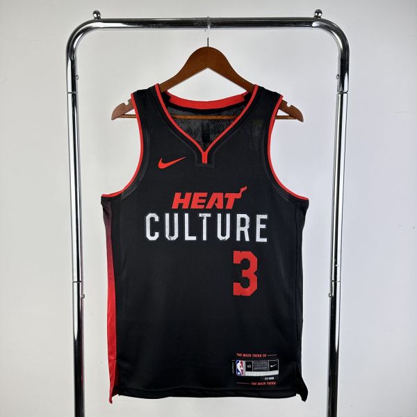 Men's 2024 Dwyane Wade Black Team Jersey - City Edition