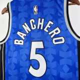 Men's 2024 Paolo Banchero Retro Blue Team Jersey