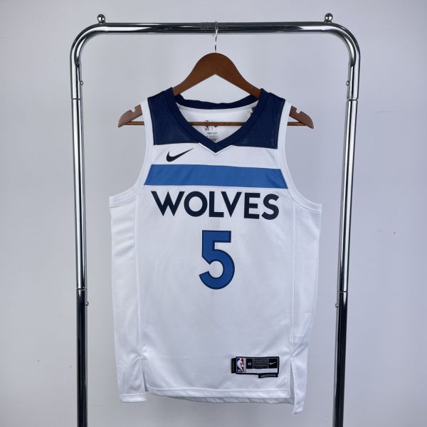 Men's 2023 Anthony Edwards White Home Team Jersey