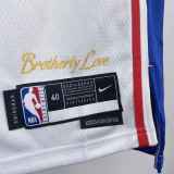 Men's 2023 Kelly Oubre Jr. Home White Team Jersey