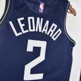Men's 2024 Kawhi Leonard Blue Team Jersey - City Edition
