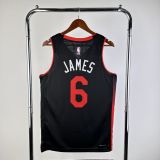 Men's 2024 LeBron James Black Team Jersey - City Edition