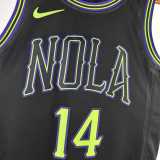 Men's 2024 Brandon Ingram Black Team Jersey - City Edition