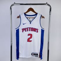 Men's 2023 Cade Cunningham White Team Jersey