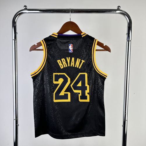 Youth Kobe Bryant Black Team Jersey