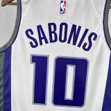Men's 2023 Domantas Sabonis White Home Team Jersey