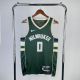 Men's 2023 Damian Lillard Green Away Team Jersey