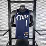Men's 2024 James harden Blue Team Jersey - City Edition
