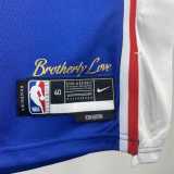 Men's 2023 Kelly Oubre Jr. Away Blue Team Jersey