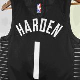 Men's 2021 James harden Black Team Jersey - Statement Edition