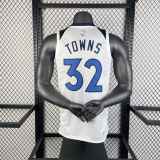 Men's 2023 Karl-Anthony Towns White Home Team Jersey