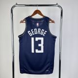 Men's 2024 Paul George Blue Team Jersey - City Edition