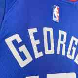 Men's 2023 Paul George Blue Away Team Jersey