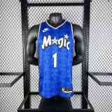 Men's 2024 Tracy McGrady Retro Blue Team Jersey
