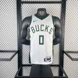 Men's 2023 Damian Lillard White Home Team Jersey