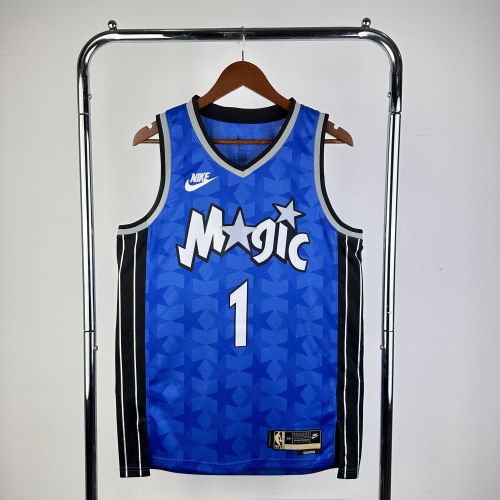 Men's 2024 Tracy McGrady Retro Blue Team Jersey