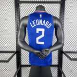 Men's 2023 Kawhi Leonard Blue Away Team Jersey