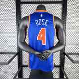 Men's 2024 Derrick Rose Blue Team Jersey - City Edition