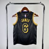 Youth LeBron James Black Team Jersey