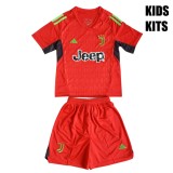 Kids Juventus 23/24 Goalkeeper Jersey and Short Kit
