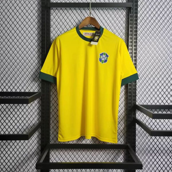 Brazil 1970 World Cup Home Retro Jersey