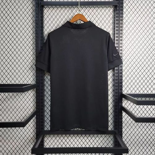 Brazil 2013/2014 All Black Third Retro Jersey