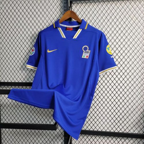 Italy 1996 Euro Home Retro Jersey