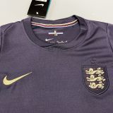 Kids England 2024 Euro Away Jersey and Short Kit