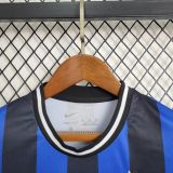 Kids Inter Milan 2009/2010 Home Retro Jersey and Short Kit