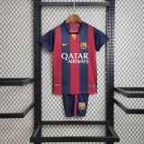 Kids Barcelona 2014/2015 Home Retro Jersey and Short Kit