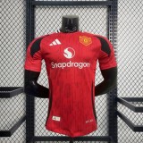 Player Version MUFC 24/25 Home Authentic Jersey
