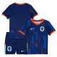 Kids Netherlands 2024 Euro Away Jersey and Short Kit