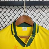 Kids Brazil 1994 World Cup Home Retro Kit