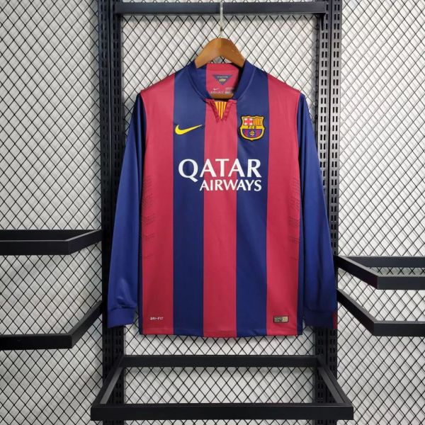 Barcelona 2014/2015 Home Retro Long Sleeve Jersey