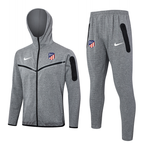 Atletico Madrid 24/25 Full-Zip Hoodie and Pants Set F580