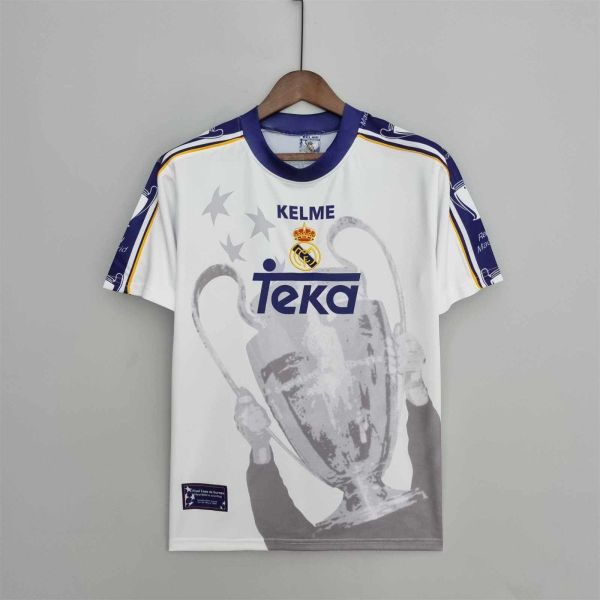 Real Madrid 1997/1998 UCL Winners Signed Retro Jersey