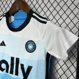 Kids Charlotte FC 2024 Home Jersey and Short Kit