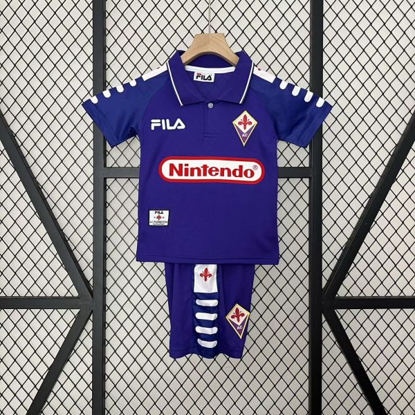 Kids Fiorentina 1998/1999 Home Retro Kit