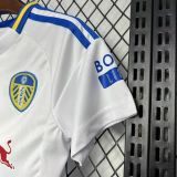 Kids Leeds United 24/25 Home Jersey and Short Kit