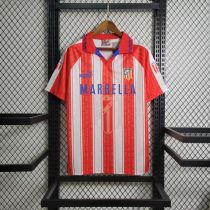 Atlético de Madrid 1995/1996 Home Retro Jersey