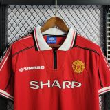 Kids MUFC 1998/1999 Home Retro Kit