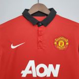 MUFC 2013/2014 Home Long Sleeve Retro Jersey