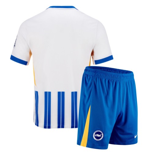 Kids Brighton & Hove Albion 24/25 Home Jersey and Short Kit