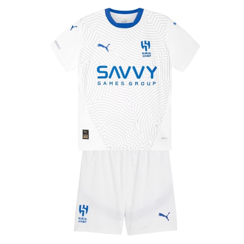 Kids Al Hilal SFC 24/25 Away Jersey and Short Kit