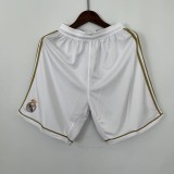 Real Madrid 2011/2012 Home Retro Shorts