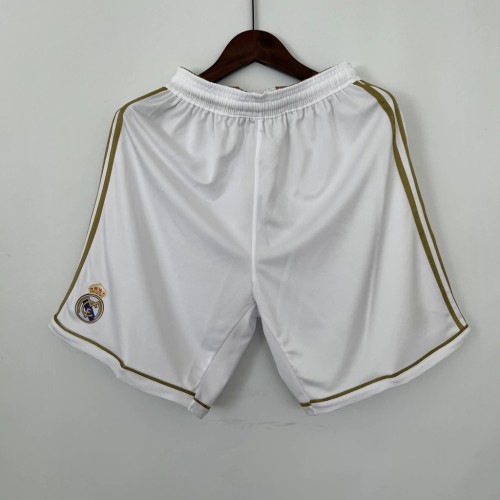 Real Madrid 2011/2012 Home Retro Shorts