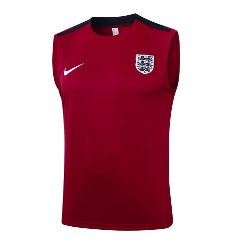 England 2024 Sleeveless Jersey and Shorts Set D1138